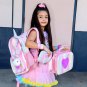 Rainbow School Backpack Elementary for Girls Rainbow School Bag Adjustable