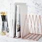 Triangle File Folder Racks Magazine Holder, Metal Holder File Storage Office