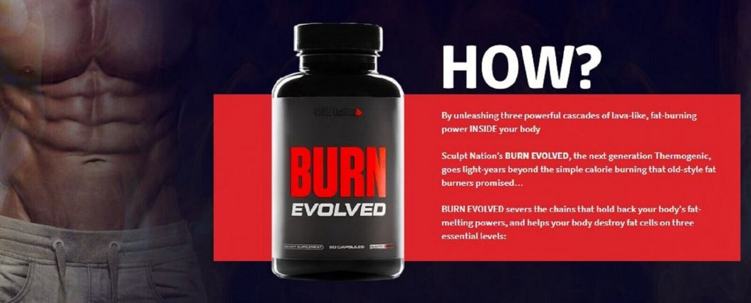 Sculptnation Burn Evolved & Burn Pm & Human Grow Hormone Boost Fat