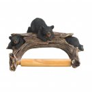Bears on Log Toliet Paper Holder