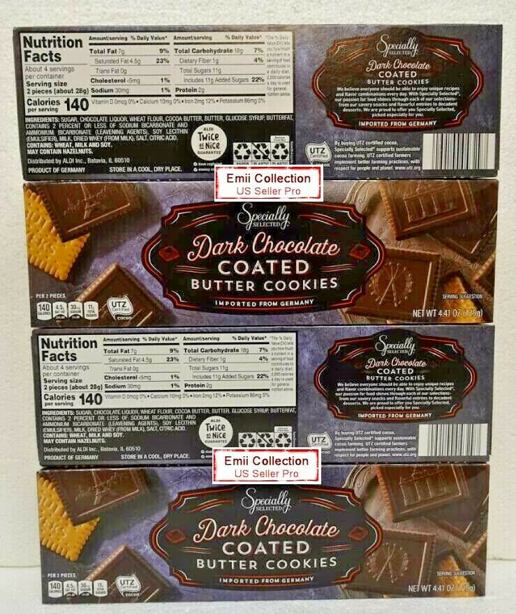 Specially Selected Butter Cookie Coated with Dark Chocolate Flavor (4
