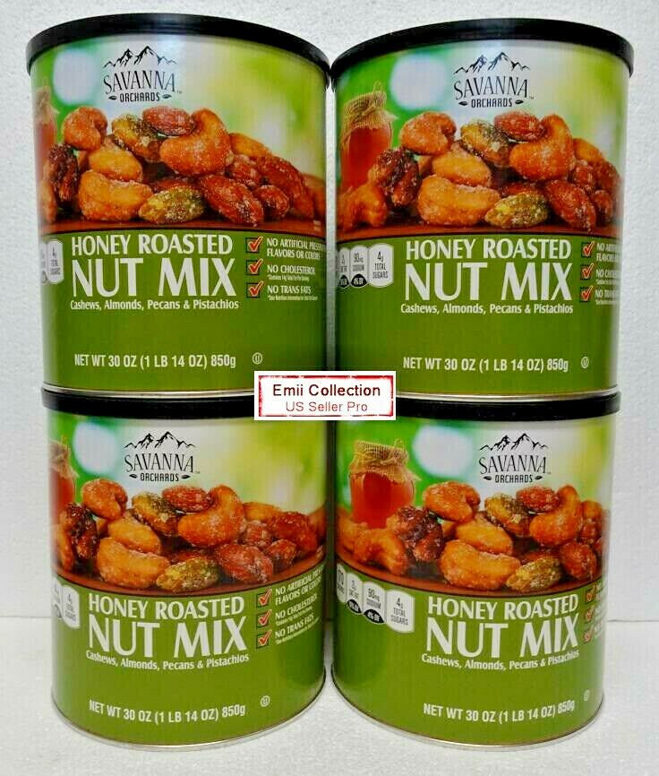 2 Pack | Savanna Orchards Honey Roasted Nut Mix 30 oz