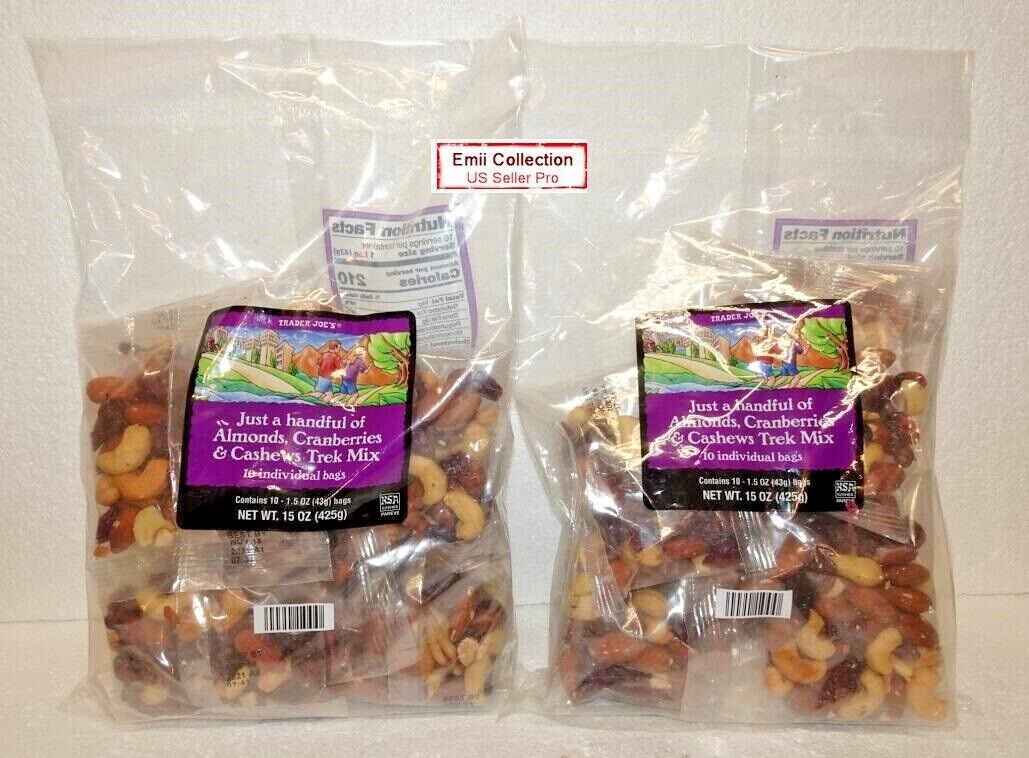 Trader Joe’s Just a Handful of Almonds, Cranberries & Cashews Trek Mix