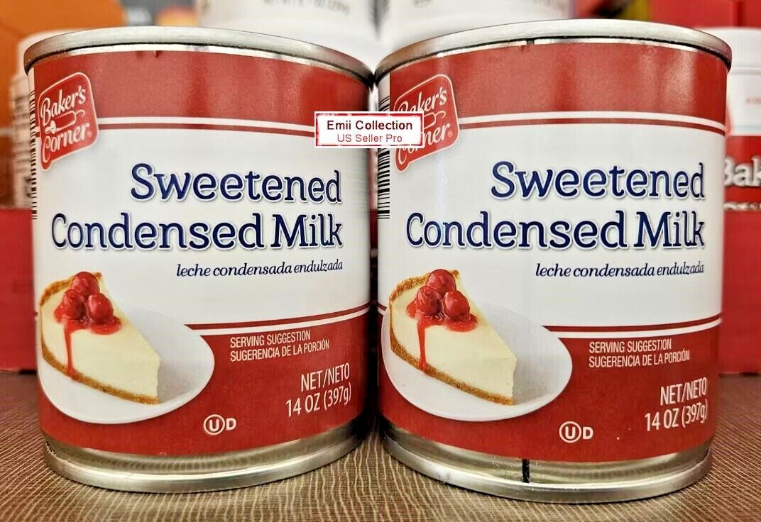 Baker’s Corner Sweetened Condensed Milk 14oz 397g (2 Cans)