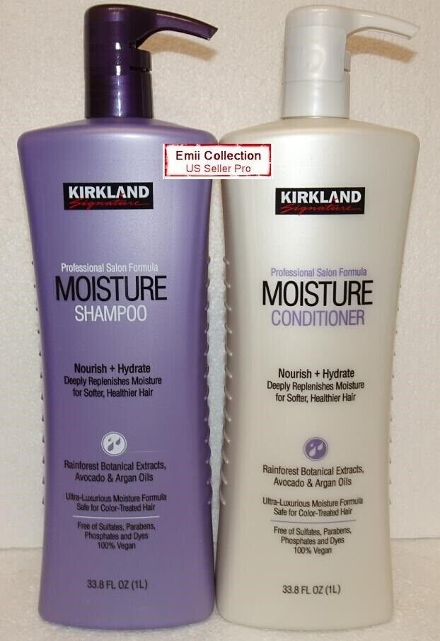 Kirkland Signature Salon Formula Moisture Shampoo & Conditioner 33.8oz