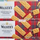 Walker's Scottish Pure Butter Shortbread Fingers 5.3oz 150g (2 Boxes)