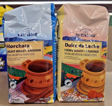 Barissimo Horchata & Dulce de Leche Light Roast Ground Coffee 12oz 340g (2 Bags)