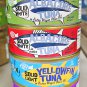 Trader Joe's Solid White, Solid Light, Chunk Light Tuna, 4.5oz 128g (6 Cans)