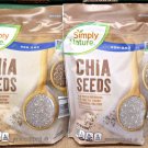 Simply Nature NON-GMO Chia Seeds 12oz 340g (2 Bags)