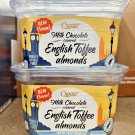 Choceur Milk Chocolate Covered English Toffee Almonds 10oz 283g (2 Tubs)