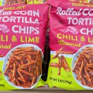 Trader Joe's Rolled Corn Tortilla Chips Chili & Lime Flavored 9oz 255g (2 Bags)