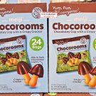 Meiji Chocorooms Chocolatey Cap with a Crispy Cracker 24 Bag 18oz/Box (2 Boxes)