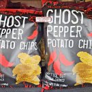 Trader Joe’s Ghost Pepper Potato Chips Lattice Cut Kettle Cooked 7oz (2 Bags)