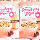 Trader Joe's Strawberry Yogurt O’s Cereal Low Sodium 12oz 340g (2 Boxes)