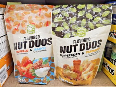 Southern Grove Flavored Nut Duos Buffalo & Ranch 8oz 227g (2 Bags)