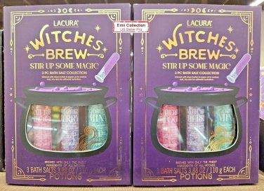 Lacura Witches Brew Stir Up Some Magic 3 Pieces Bath Salt Collection (2 Boxes)