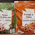 Clancy's Yogurt Covered Pretzels Apple Cinnamon & Pumpkin Spice 7oz (2 Bags)
