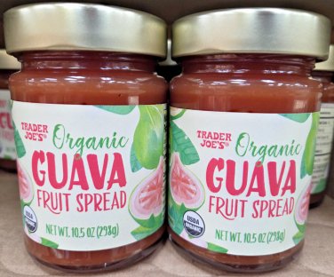 Trader Joe's Organic Guava Fruit Spread 10.5oz 298g (2 Jars)