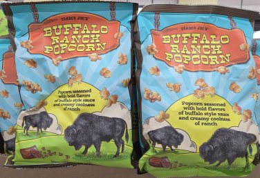 Trader Joe's Buffalo Ranch Popcorn 5oz 142g (2 Bags)