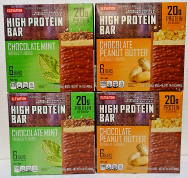 Elevation High Protein Bar Chocolate Mint & Chocolate Peanut Butter 14.4oz 408g
