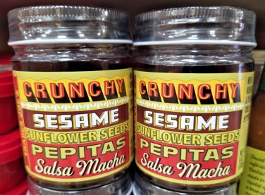 Trader Joe's Sesame Sunflower Seeds Pepitas Salsa Macha 6oz 170g (2 Jars)