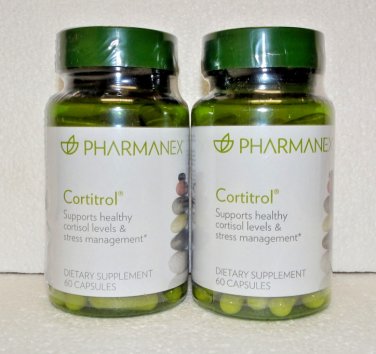 Nu Skin Nuskin Pharmanex Cortitrol 60 Capsules Sealed (2 Bottles)