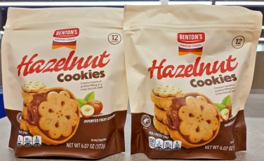 Benton's European Hazelnut Cookies Bundle 6.07oz 172g