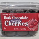 Trader Joe's Dark Chocolate covered Cherries Bundle 12oz 340g