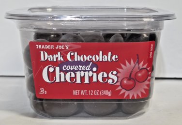 Trader Joe's Dark Chocolate covered Cherries Bundle 12oz 340g