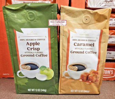Barissimo Apple Crisp & Caramel Light Roast Ground Coffee 12oz 340g (2 Bags)