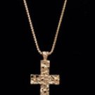 Nugget Cross Pendant