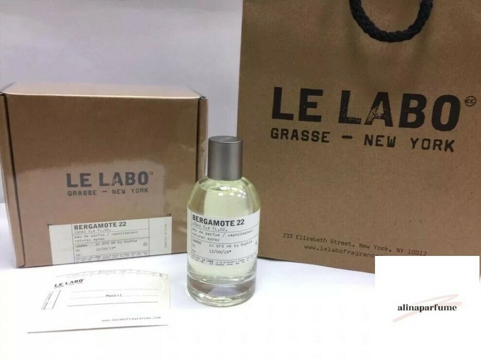 Le labo bergamote 22. Парфюмированная вода le Labo Bergamote 22 100 мл.