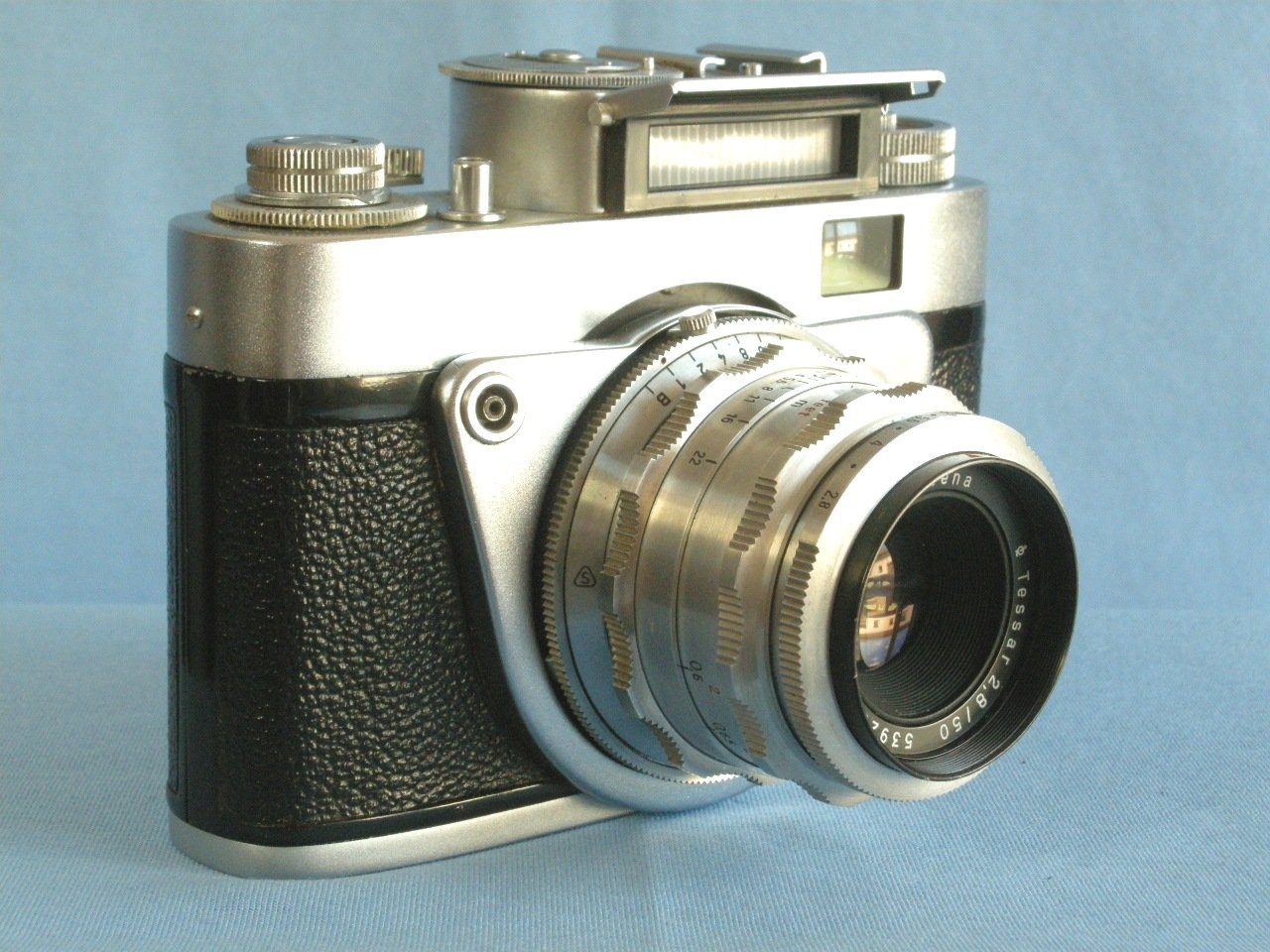 Vintage Altissa Altix-NB with Excellent Carl Zeiss Jena Tessar 2.8/50 · Made in Germany · ( DDR )