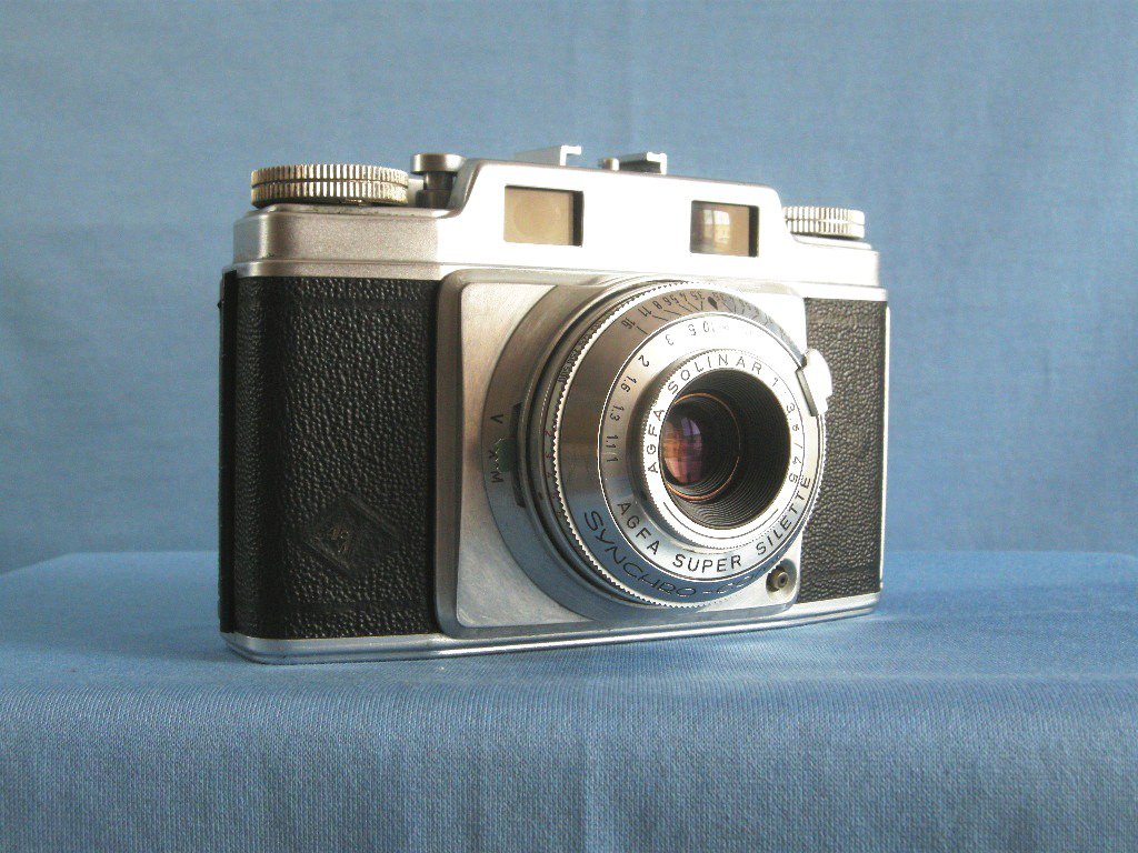 Vintage Rangefinder Agfa Super Silette with Solinar 3.5/45 & Synchro Compur · Made in Germany