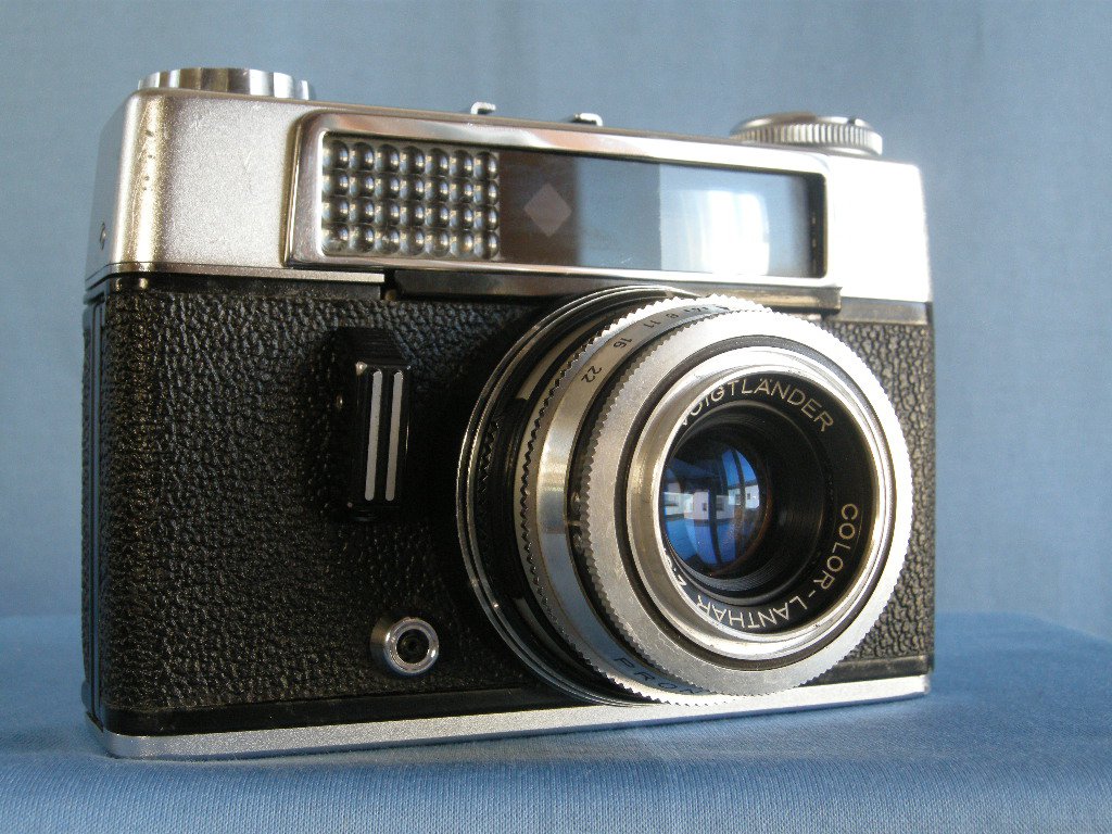 Vintage Rangefinder Voigtlander Vitoret DR with Color Lanthar 2.8/50 · Made in Germany