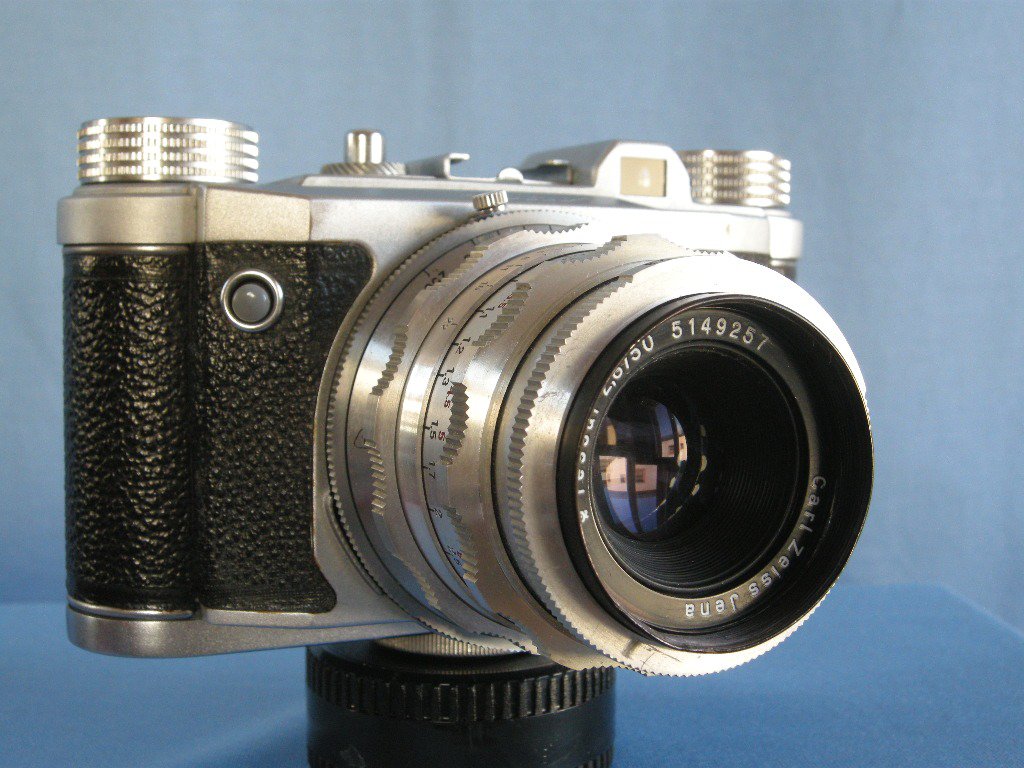 Vintage Altissa Altix V with Excellent Carl Zeiss Jena Tessar 2.8/50 · Made in Germany · ( DDR )