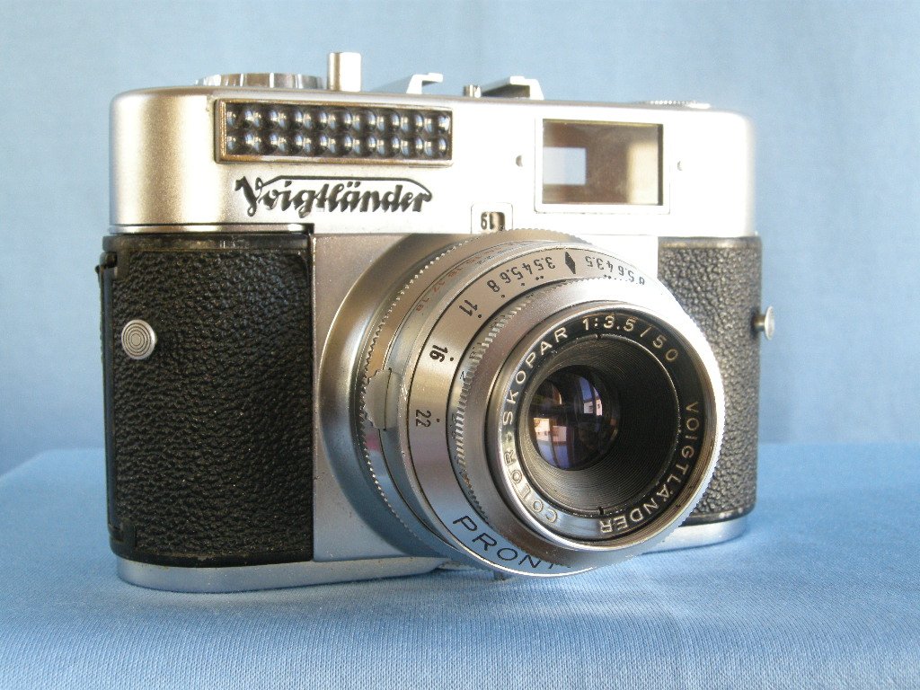 Vintage Voigtlander Vito BL with Color Skopar 3.5 / 50 & Prontor SVS · Made in Germany