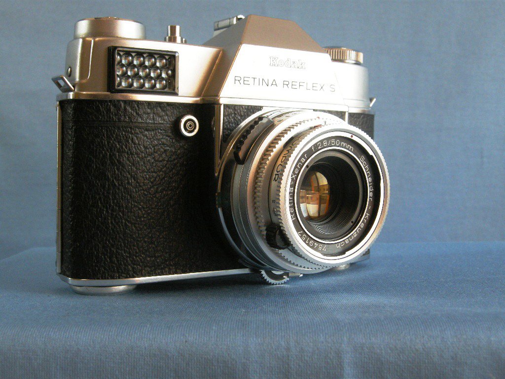 Vintage Kodak Retina Reflex S with Schneider Kreuznach Xenar 2.8/50 · Made in Germany