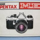 Vintage Pentax ME Original Instructions Manual