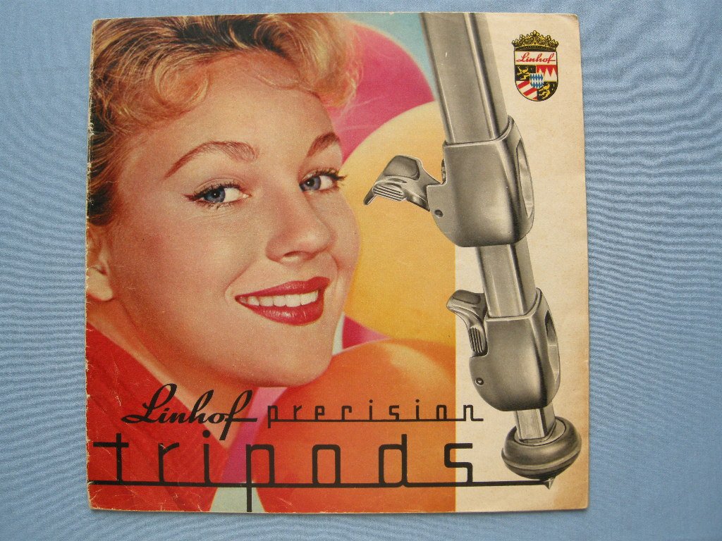 Rare Vintage Linhof Precision Tripods Sales Brochure