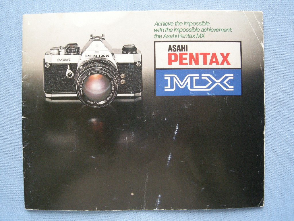 Vintage Pentax MX Original Sales Brochure