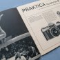 Vintage Praktica Nova Original Sales Brochure in German