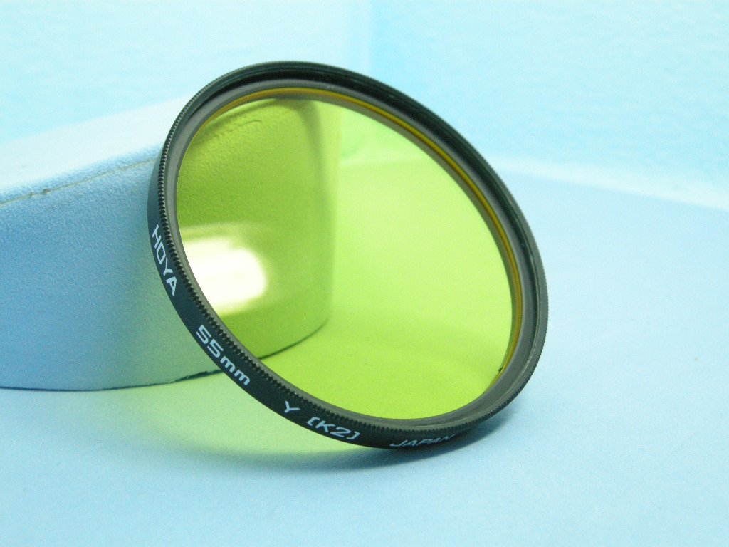 Vintage Hoya Y K2 55mm Original Filter · Made in Japan