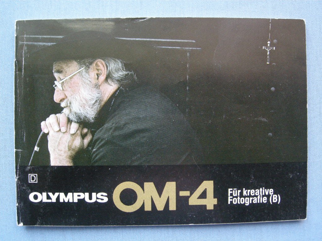 Vintage Olympus OM-4 Original FÃ¼r A Kreative Fotografie Instruction Manual in German