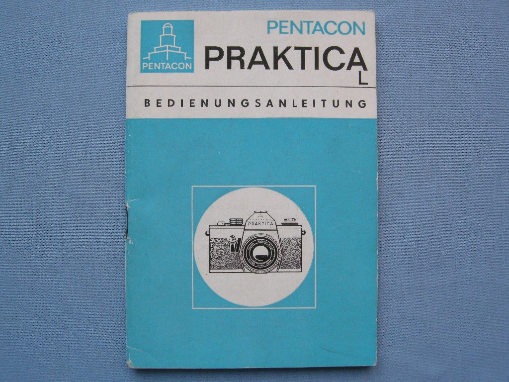 Vintage Praktica L Original Instruction Manual in German