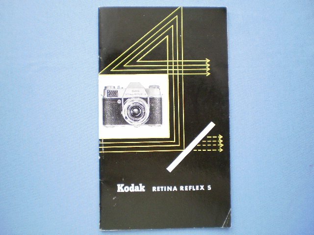 Vintage Kodak Retina Reflex S Original Instruction Manual