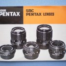 Vintage Asahi Pentax SMC Pentax Lenses Original Booklet