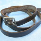 Rare Vintage Genuine Leather Strap 850*11 mm with Original Metal Buckle