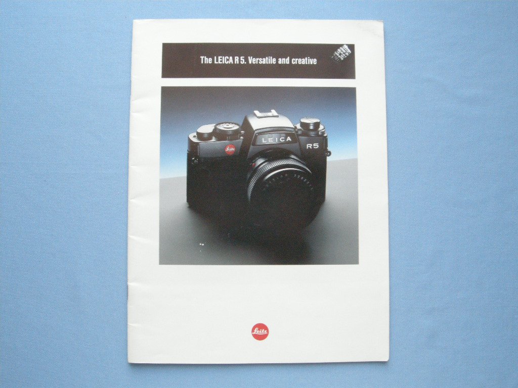 Vintage Leica R5 Original Sales Brochure