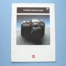 Vintage Leica R5 Original Sales Brochure